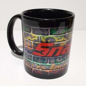 Snap-On Tools Graffiti Brick Wall Colorful Coffee Mug Cup Mechanic Shop